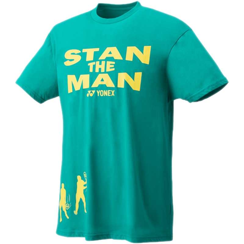 Yonex Stan The Man Men's Tennis Shirt Emeraldgreen