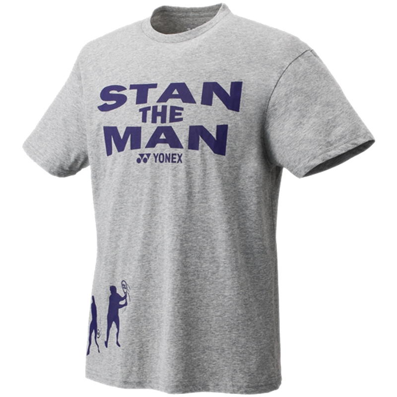 Yonex Stan The Man Men's Tennis Shirt Grey