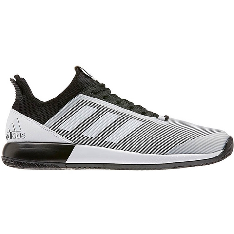 Adidas Adizero Defiant Bounce 2 Men's Tennis Shoe Black/white Adidas Adizero Defiant Bounce 2 Men's Tennis Shoe Black/white