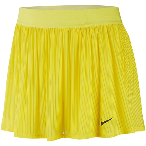 yellow nike tennis skirt