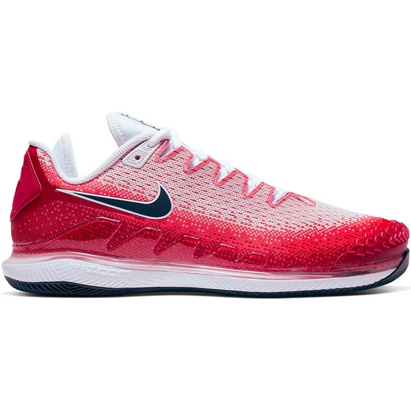 Nike Air Zoom Vapor X Knit Men's Tennis Shoe Crimson/white