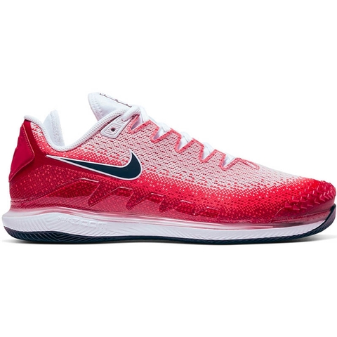 Nike Air Zoom Vapor X Knit Men's Tennis Shoe Crimson/white Nike Air Zoom Vapor X Knit Men's Tennis Shoe Crimson/white