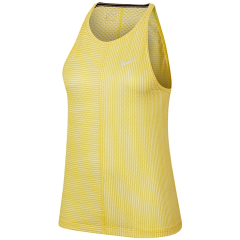 Nike Court Women's Tennis Tank Yellow/white