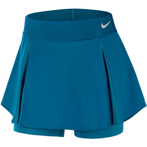 blue nike tennis skirt