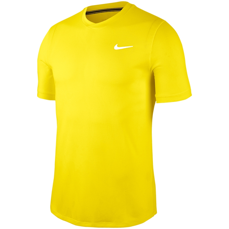 Nike Court Challenger Men's Tennis Crew Yellow/white