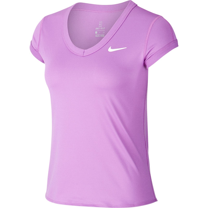Nike Court Dry Women's Tennis Top Purple/white