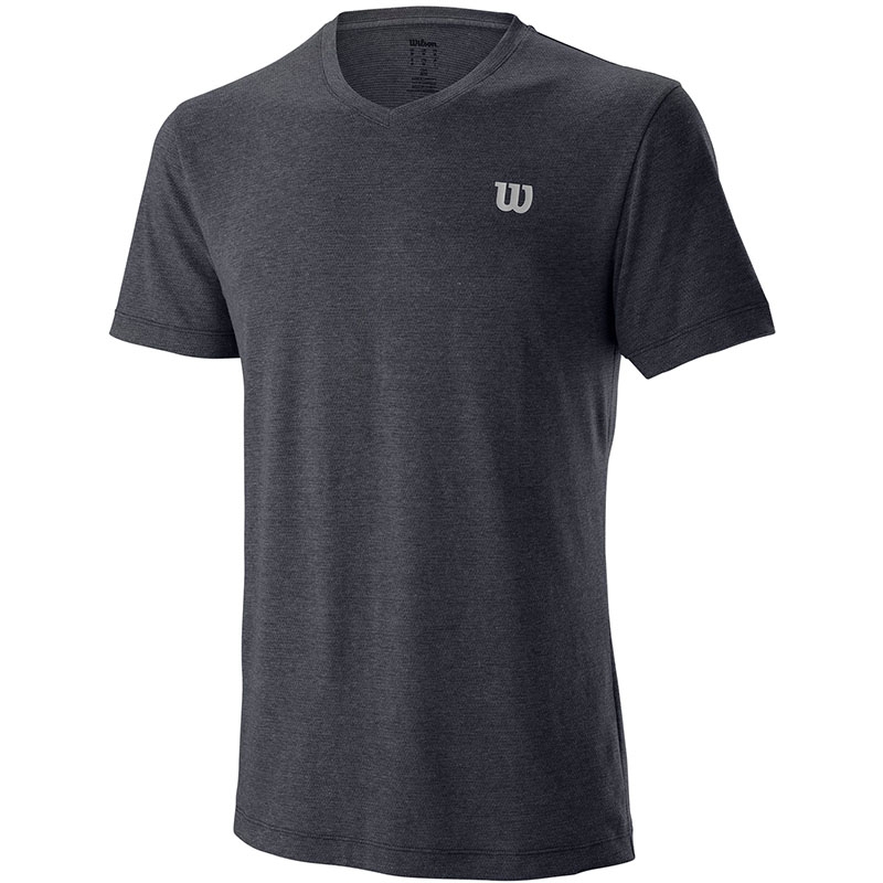 Wilson Training VNeck Men's Tennis Tee Grey