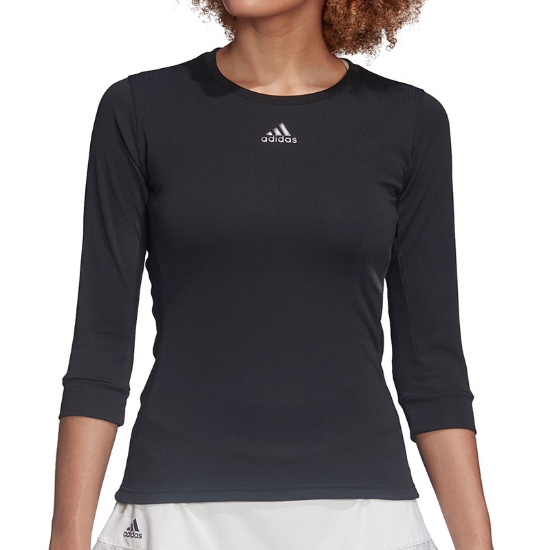 Adidas Heat Ready 3/4 Women's Tennis Top Black