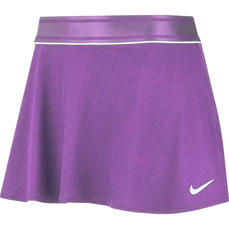 Nike Court Dry Flouncy Women's Tennis Skirt Purple/white