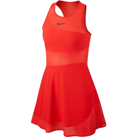 red tennis dress