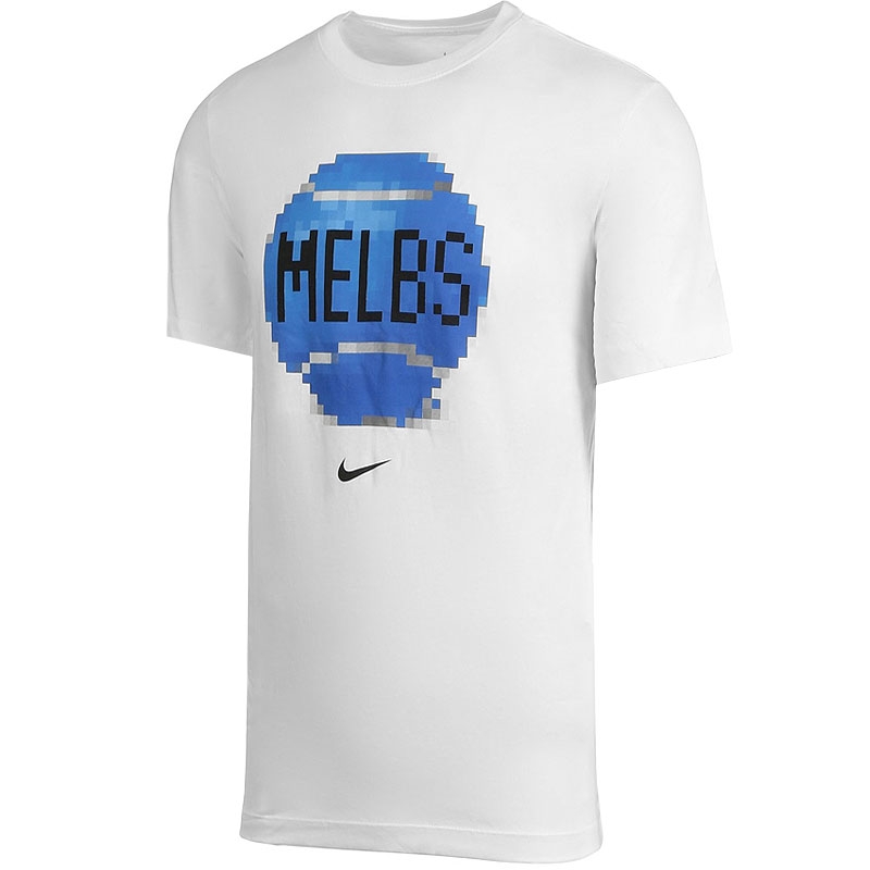 Nike Court Melbourne Men's Tennis Tee White