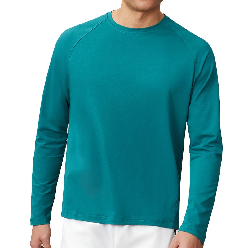 Fila Uv Blocker Long Sleeve Men's Tennis Shirt Green