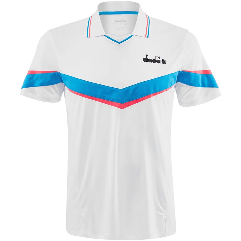 Diadora Men's Tennis Polo White