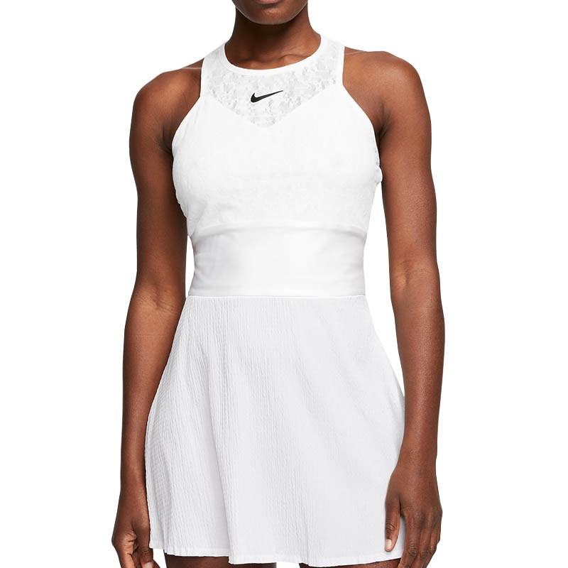 Download Nike Court Maria Women's Tennis Dress White/black