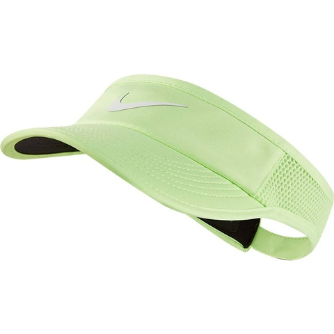 Eigendom zwak filosoof Nike Aerobill Featherlight Women's Tennis Visor Ghostgreen