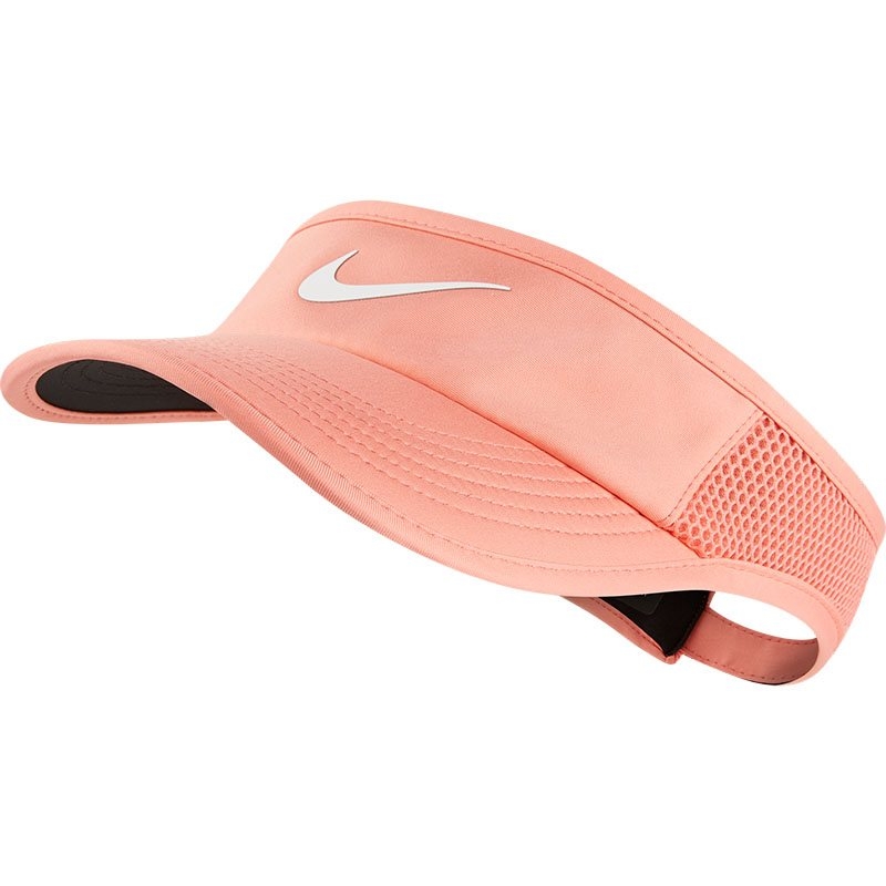 Helm Piepen Kreunt Nike Aerobill Featherlight Women's Tennis Visor Sunblush
