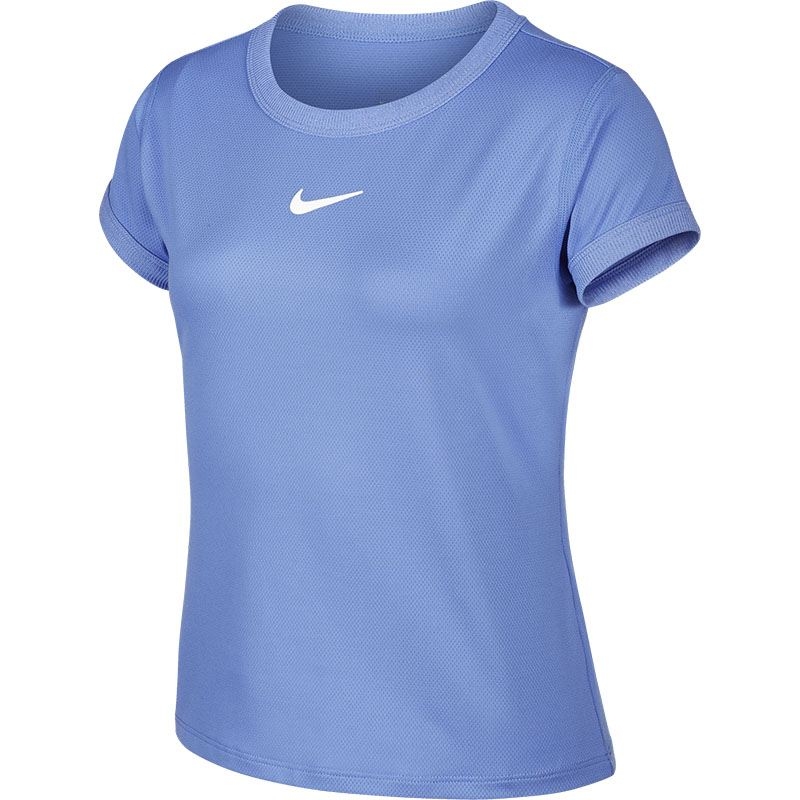 Nike Court Dry Girls' Tennis Top Royalpulse/white