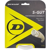  Dunlop Synthetic Gut 17 Tennis String Set - White