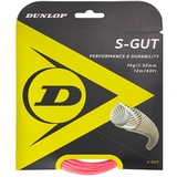  Dunlop Synthetic Gut 16 Tennis String Set - Pink