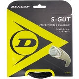  Dunlop Synthetic Gut 16 Tennis String Set - Black