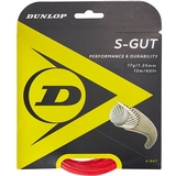  Dunlop Synthetic Gut 17 Tennis String Set - Red