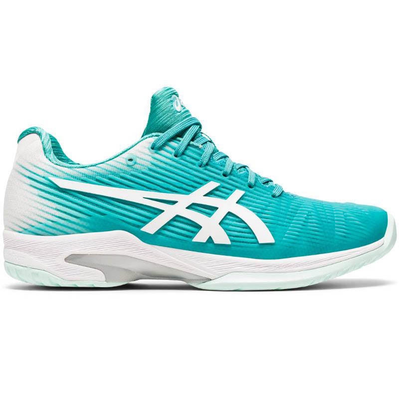 Asics Solution Speed FF Women's Tennis Shoe Cyan/white