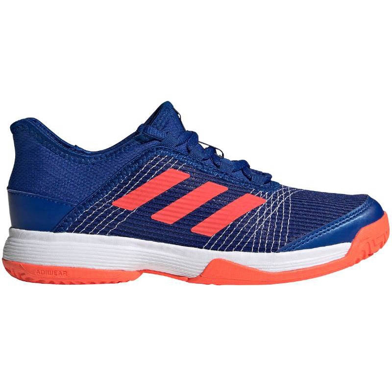 Adidas Adizero Club K Junior Tennis Shoe Royal/red