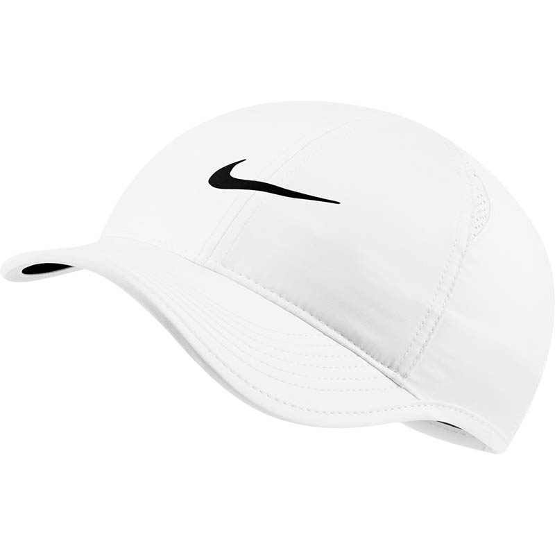 Featherlight Women's Tennis Hat White/black