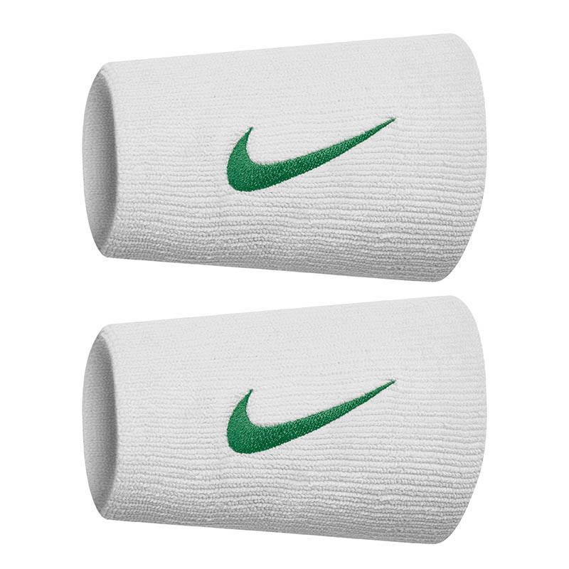 Nike Premier Tennis Doublewide Wristband White/green