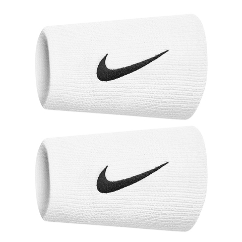 Nike Tennis Doublewide Wristband White/black