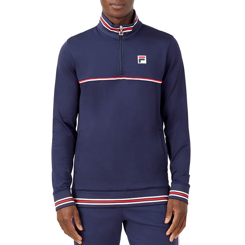 Fila Tennis 1/4 Zip Men's Tennis Jacket Navy