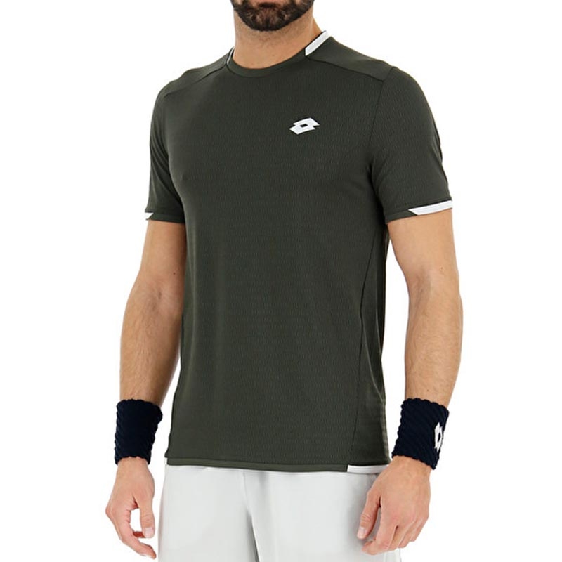 Lotto Top Ten Men's Tennis Tee Green