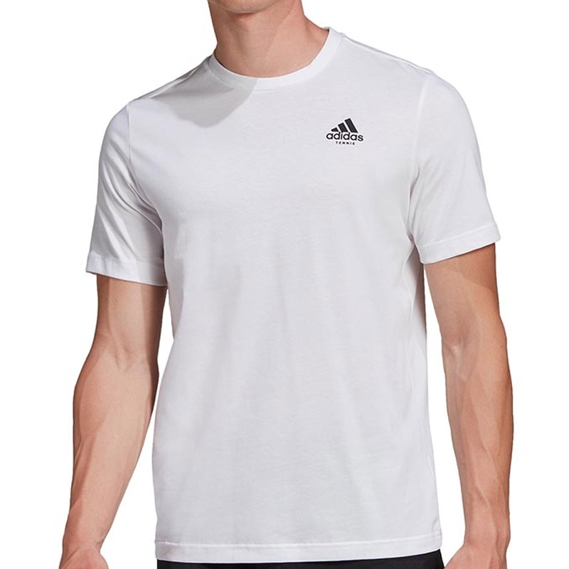 Adidas Us Open Men's Tennis Tee White