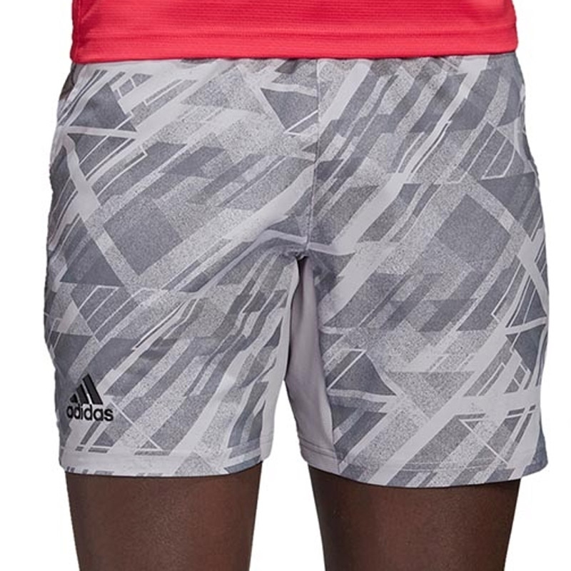 Adidas Heat Ready Printed 7 Men's Tennis Short Grey