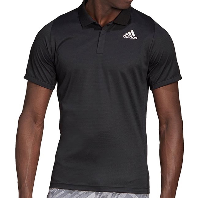 Adidas Heat Ready Freelift Men's Tennis Polo Black