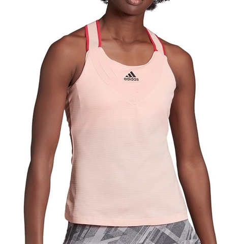 Heat Y Women's Tennis Tank Coral