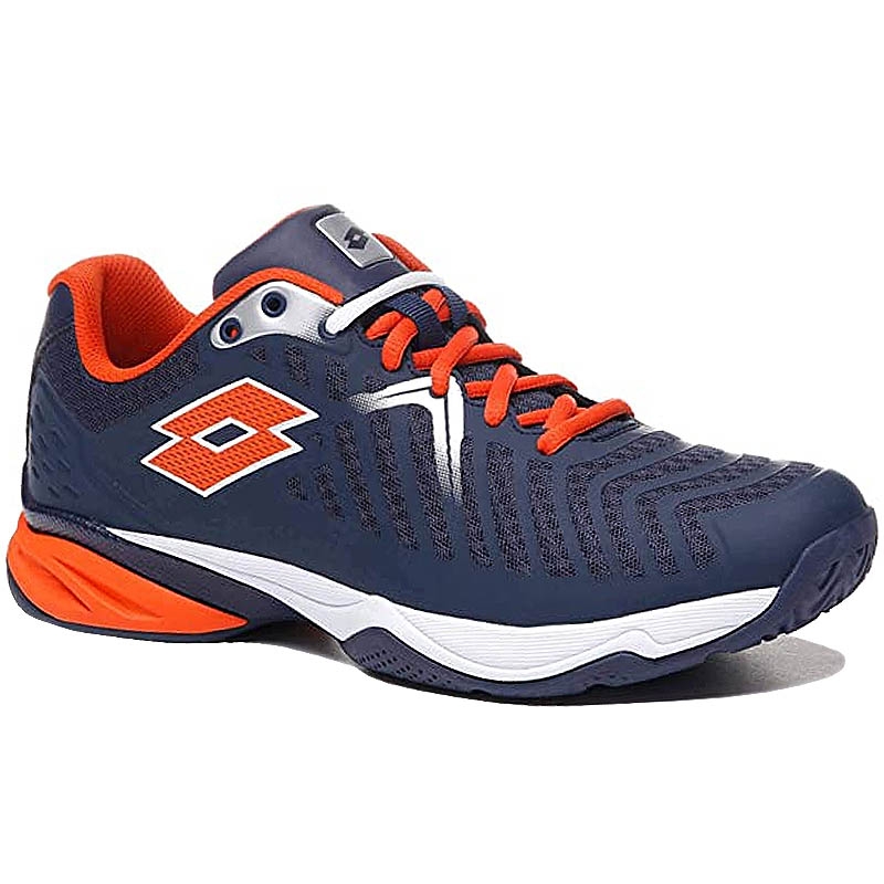 Lotto Space 400 Men's Tennis Shoe Blue/orange