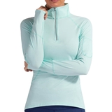  Bloquv Mock Zip Women's Top