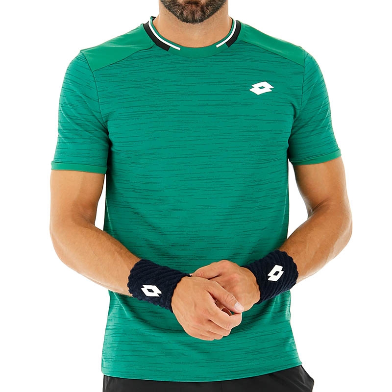 Lotto Top Ten II Men's Tennis Tee Green