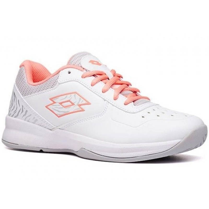 Lotto Space 600 Women's Tennis Shoe White/rose