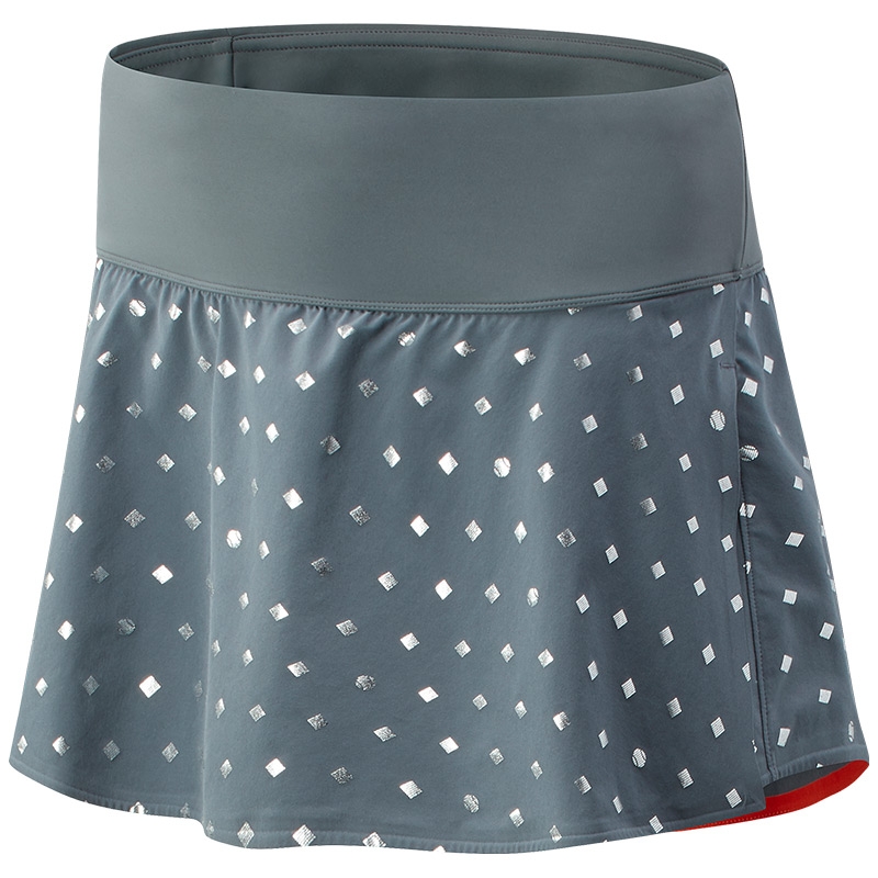 New Balance Printed Tournament Women's Tennis Skirt Grey