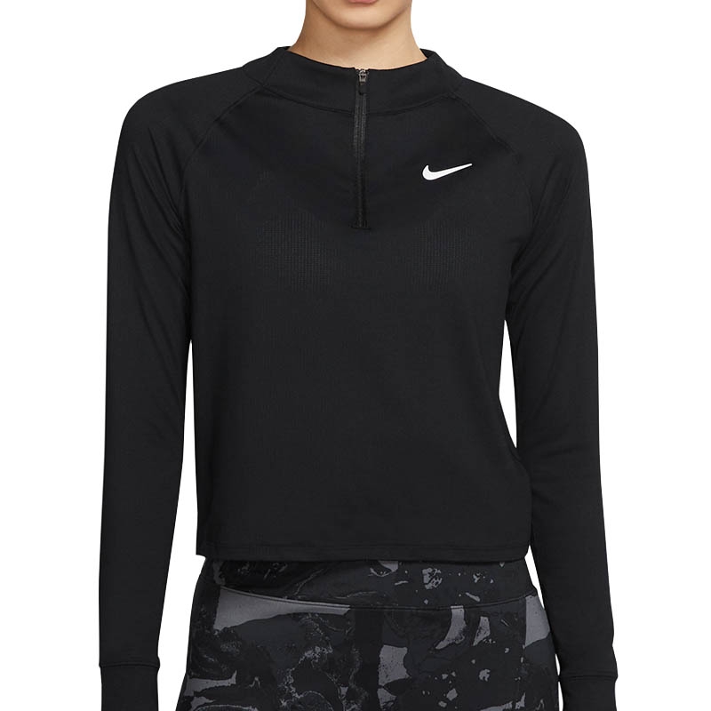 Nike Court Victory Long Sleeve Women's Tennis Black/white