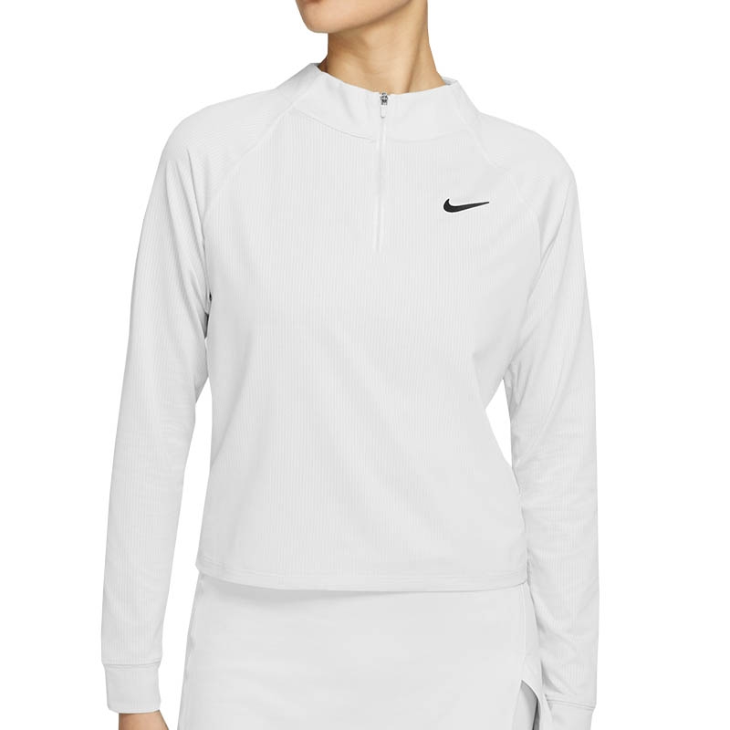 Nike Court Victory Long Sleeve Women's Tennis Top White/black