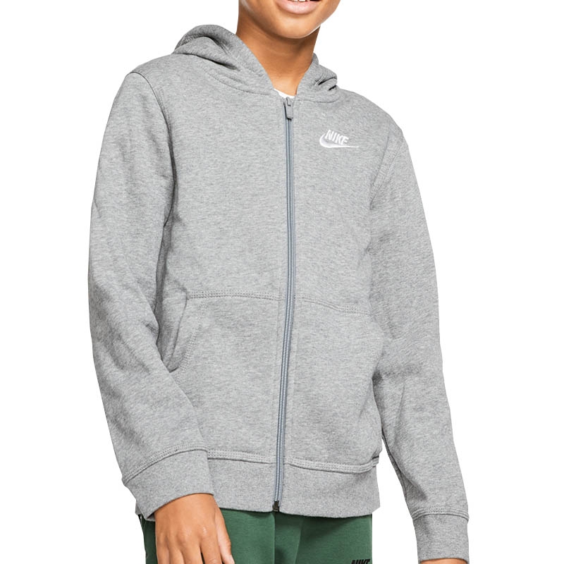 club full zip hoodie french terry