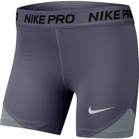 Nike Pro Girls' Short Carbonheather/grey