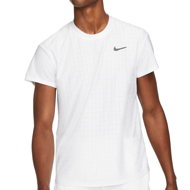 Nike Court Breathe Advantage Men's Tennis Crew White/black