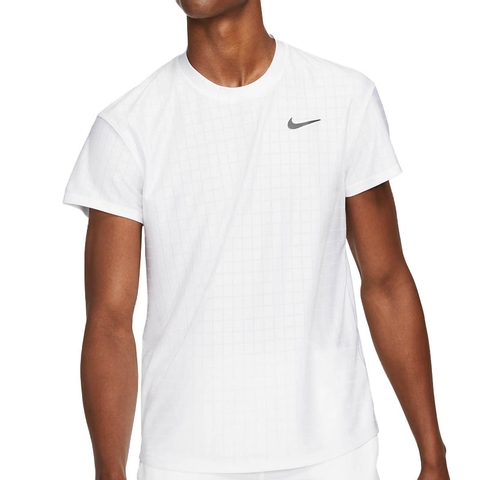 Nike Court Breathe Men's Tennis Crew White/black