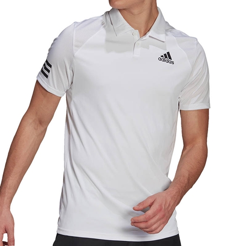 Club 3 Stripes Men's Tennis Polo White/black