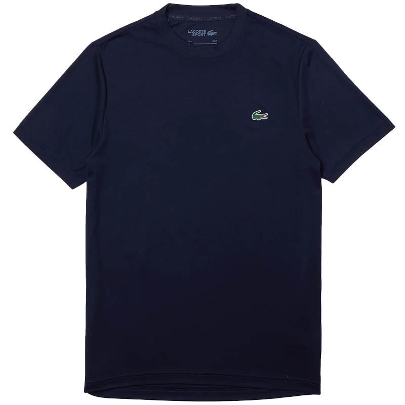 Inspektør tæerne Periodisk Lacoste Sport Breathable Pique Men's Tennis T-Shirt Navy