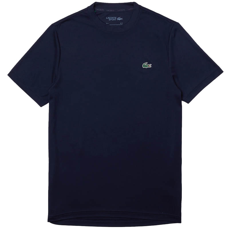 Lacoste Sport Breathable Pique Men's Tennis T-Shirt Navy